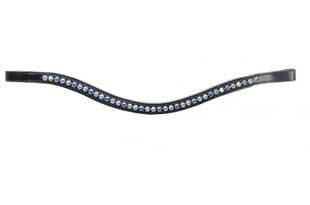 HyClass Curved Aqua Blue Crystal Brow Band