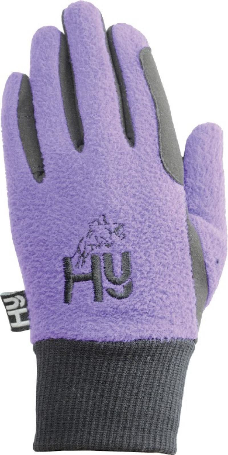 Hy5 Childrens Winter Riding Gloves in Black/Purple