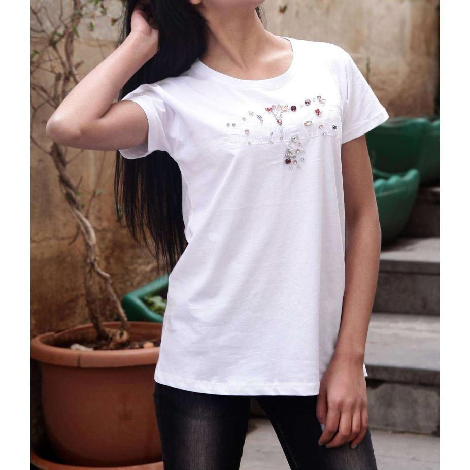 Thumbnail: 'Smart' Detailed T-shirt White