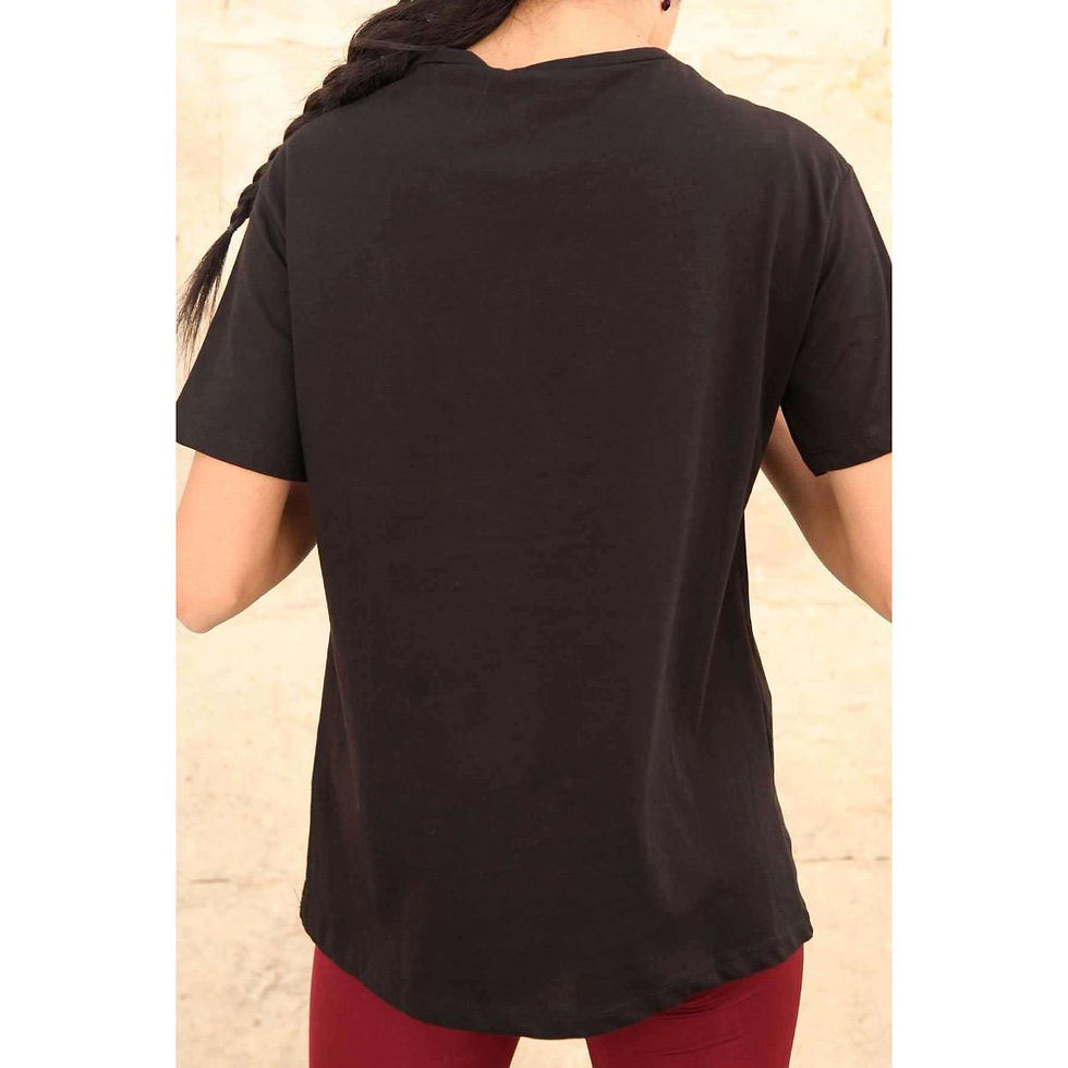 Thumbnail: 'You' Detailed T-Shirt Black