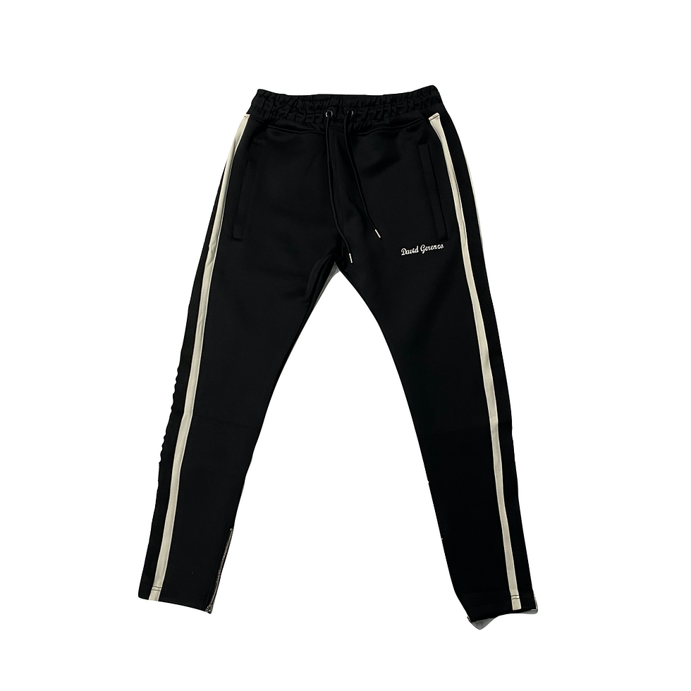 Thumbnail: Men's  Striped Scuba Tracksuit Black