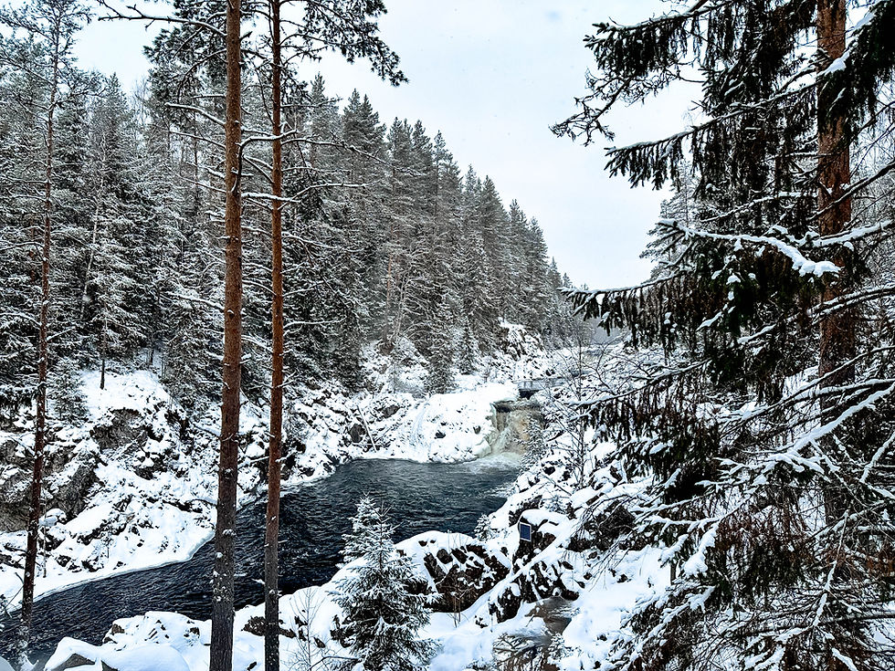 Kivach Waterfall