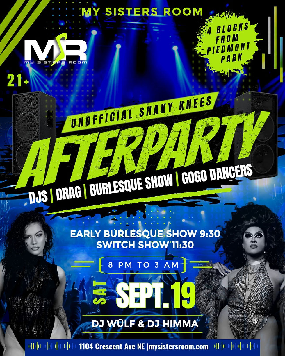 9/19 SAT Shaky Knees after party