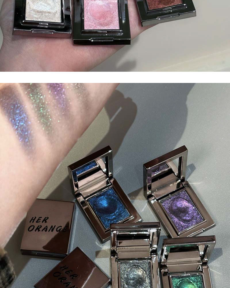 Thumbnail: Metallic Glitter Pearlescent Eyeshadow Cream Chameleon Sparkling Mashed Potato E