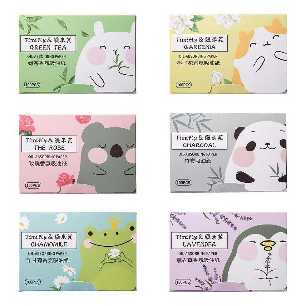 Thumbnail: 100Pcs new Face Oil Blotting Paper Protable Matting Face Wipes Facial Cleanser O