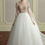 Thumbnail: Diamond Mesh short sleeve  wedding Dress  A-line  tail Wedding