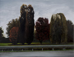 02_Davanti casa #2, olio e tempera