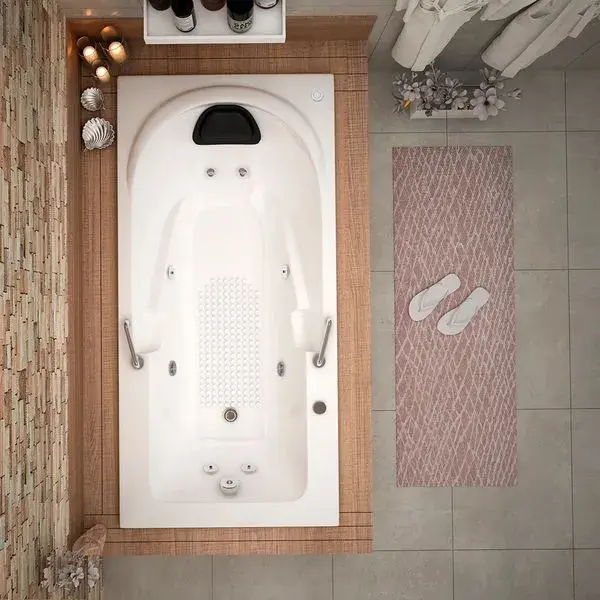 Miniatura: Banheira de Hidromassagem Capri Branca