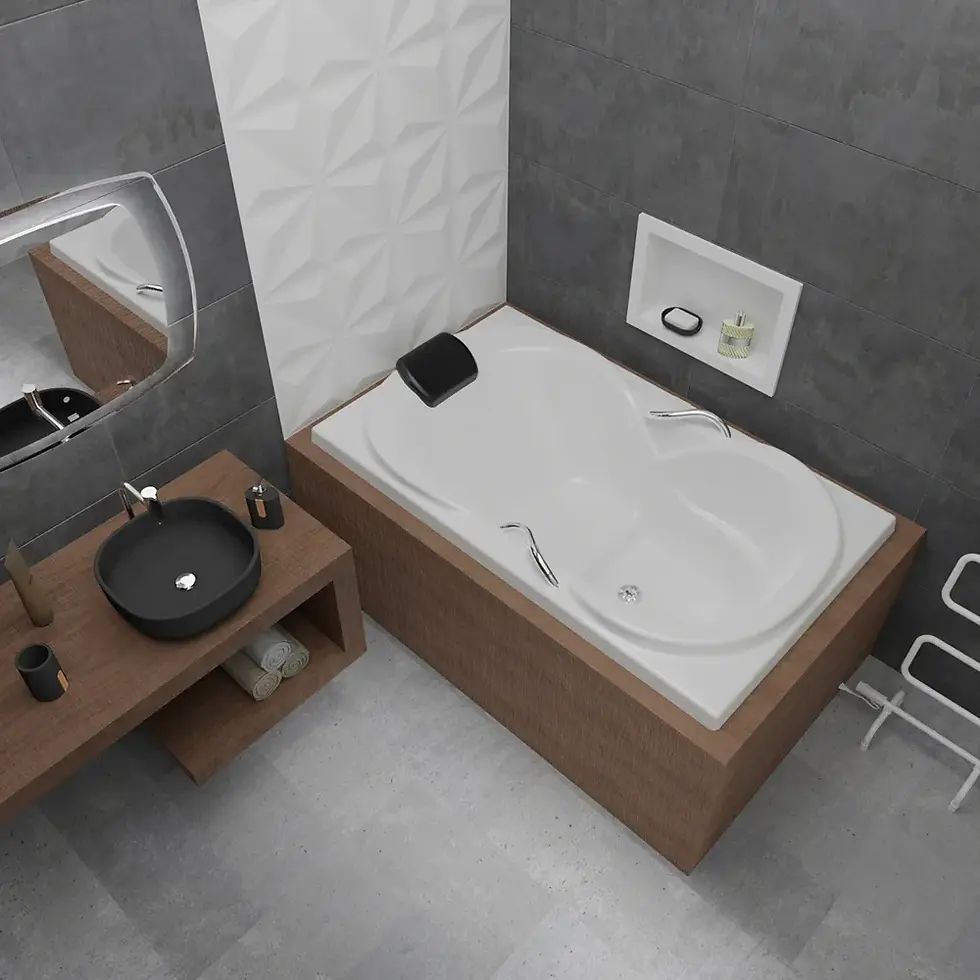 Miniatura: Banheira de Imersão Due Branca