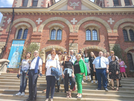 ERASMUS+ -trzeci dzień - wizyta w Miejscu Piastowym.