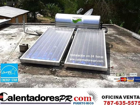 calentador solar Vega Baja puerto rico