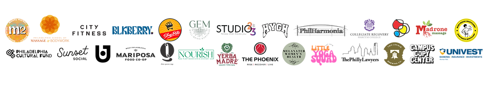 A collage of all Root 2 Fruit 2025 sponsor and partner logos