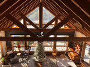 Christmassy view from the loft