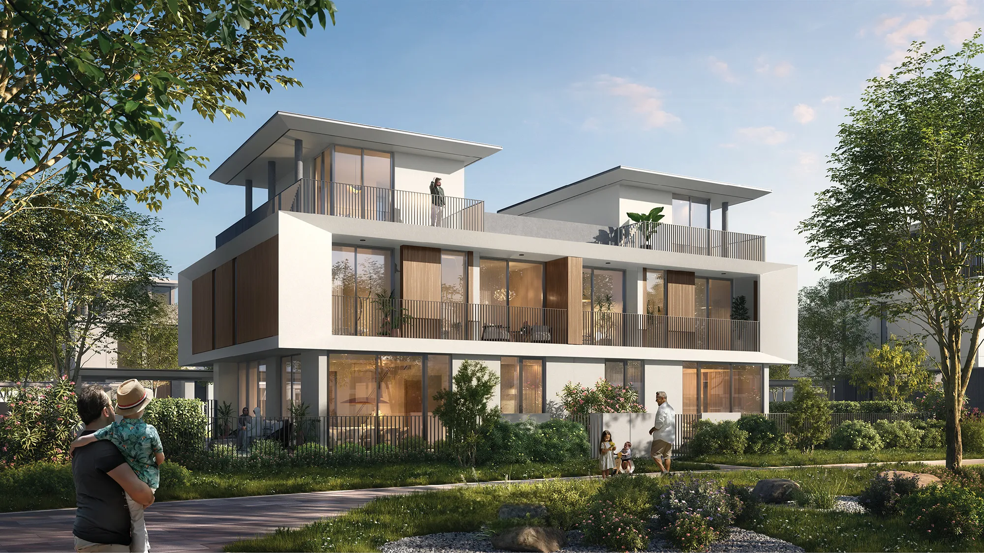 4 bedroom villa in avena front view