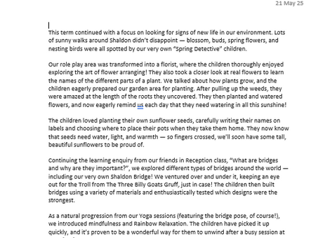 May Newsletter 