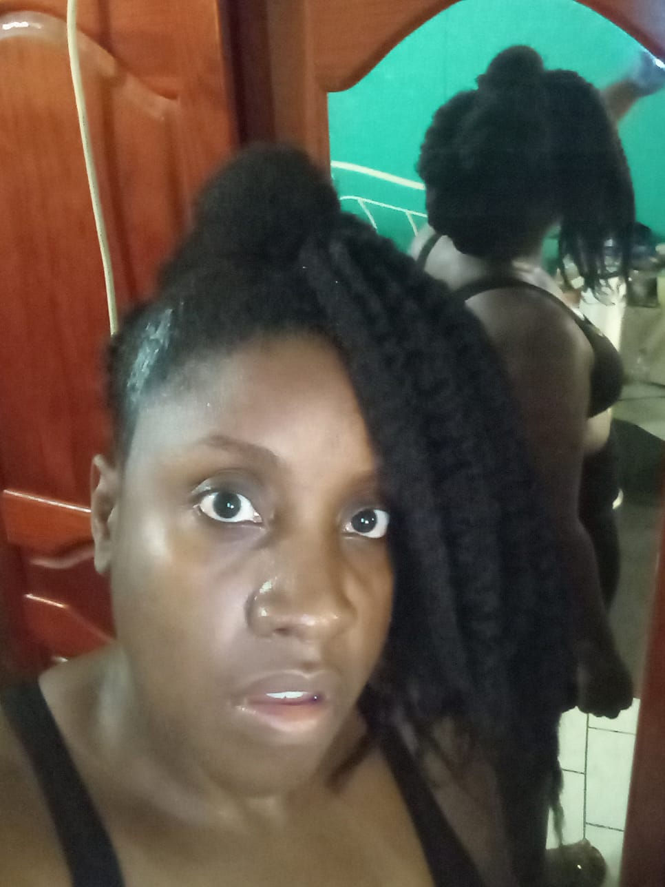 Une coiffure DIY cheveux crépue