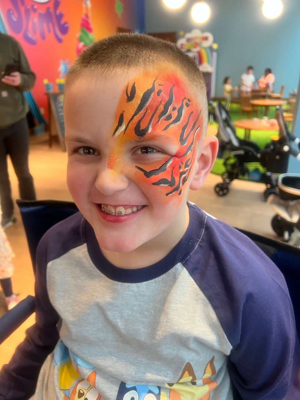 Tiger Eye Face Paint Mercer County, NJ