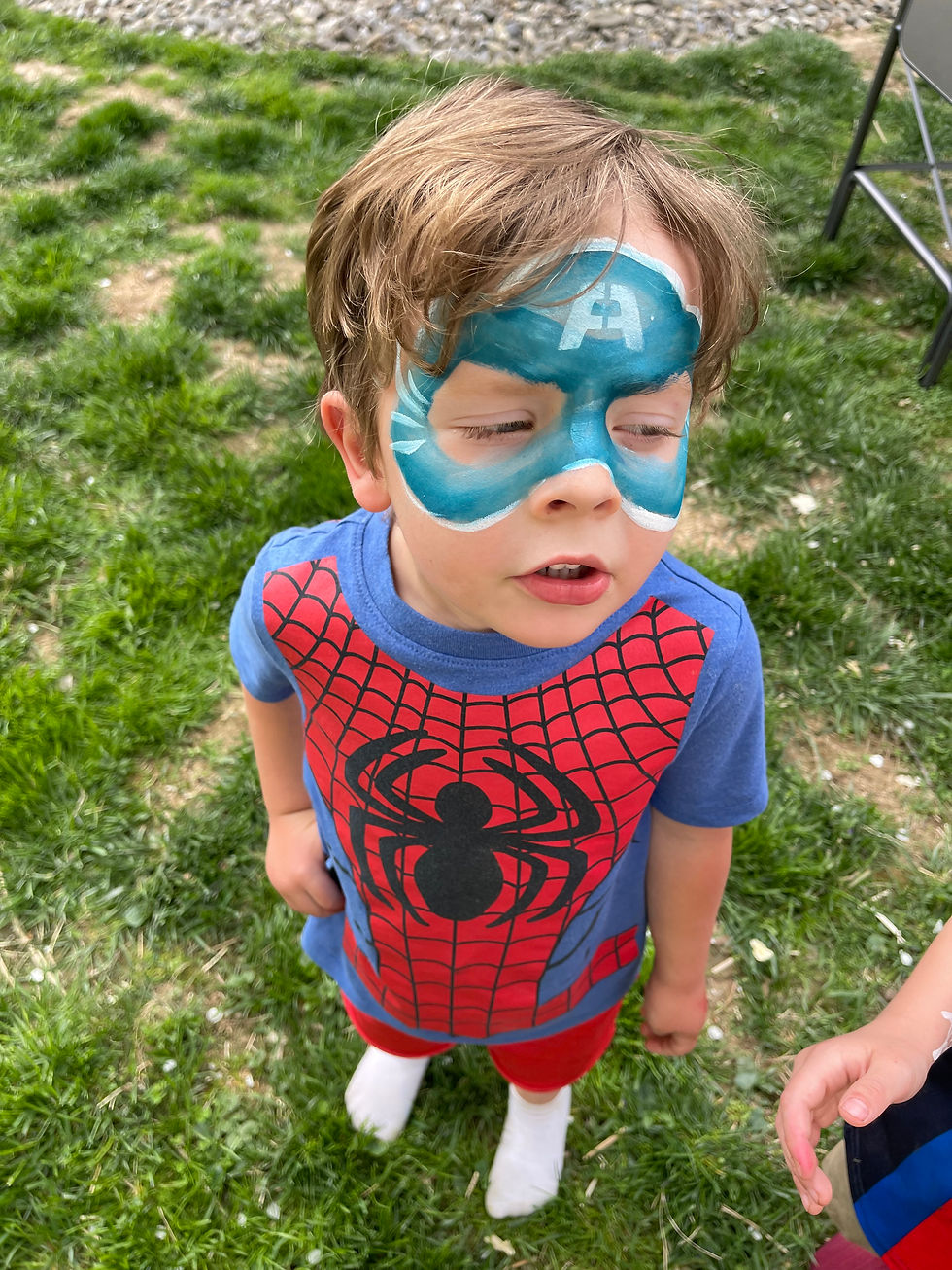 Super Hero Face Paint-Lawrenceville, NJ