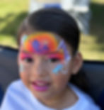 Mermaid Face Painting at Birthday Girl's Party in Trenton, NJ