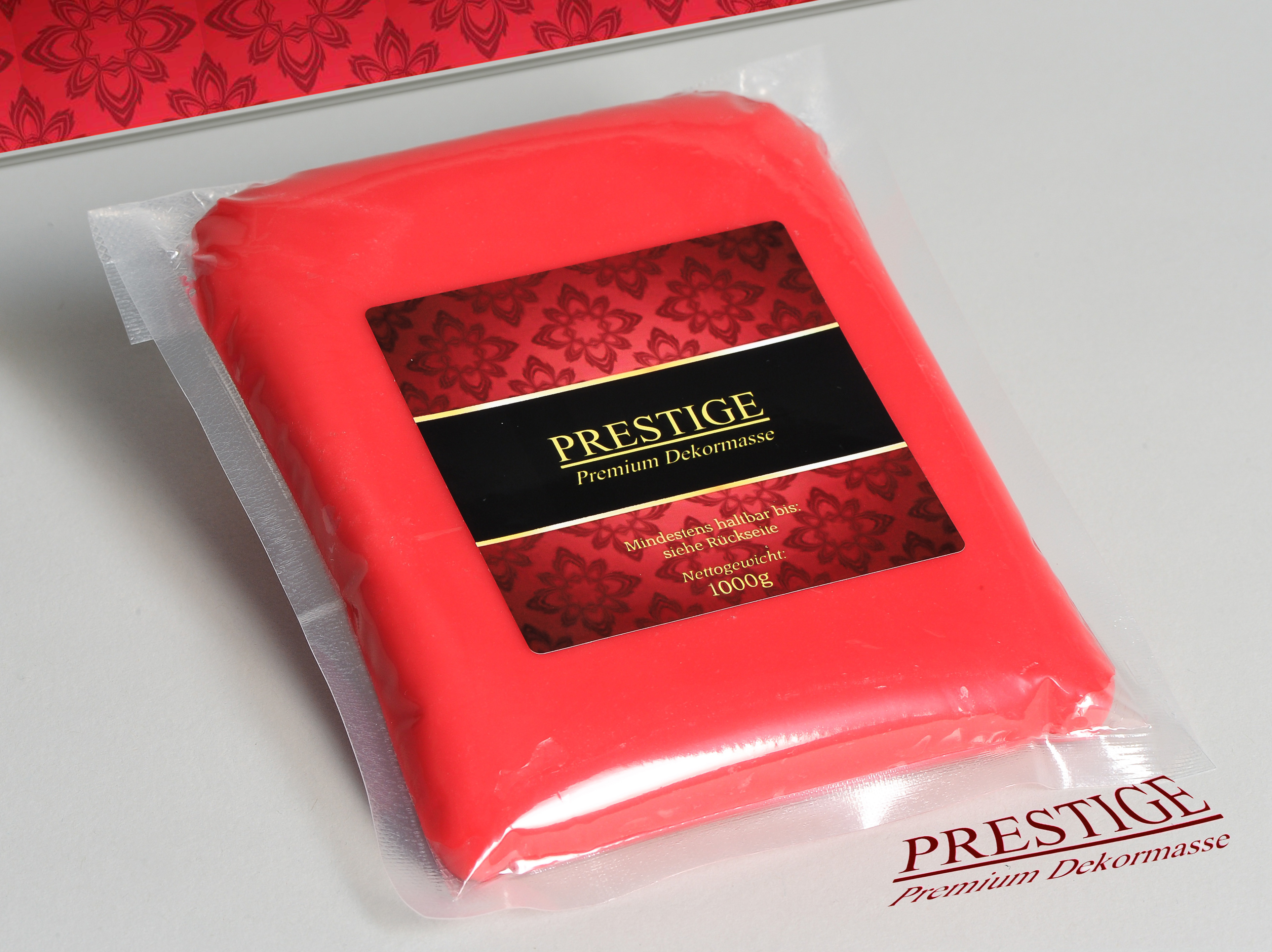 Premium Rollfondant Feuerrot 1000g