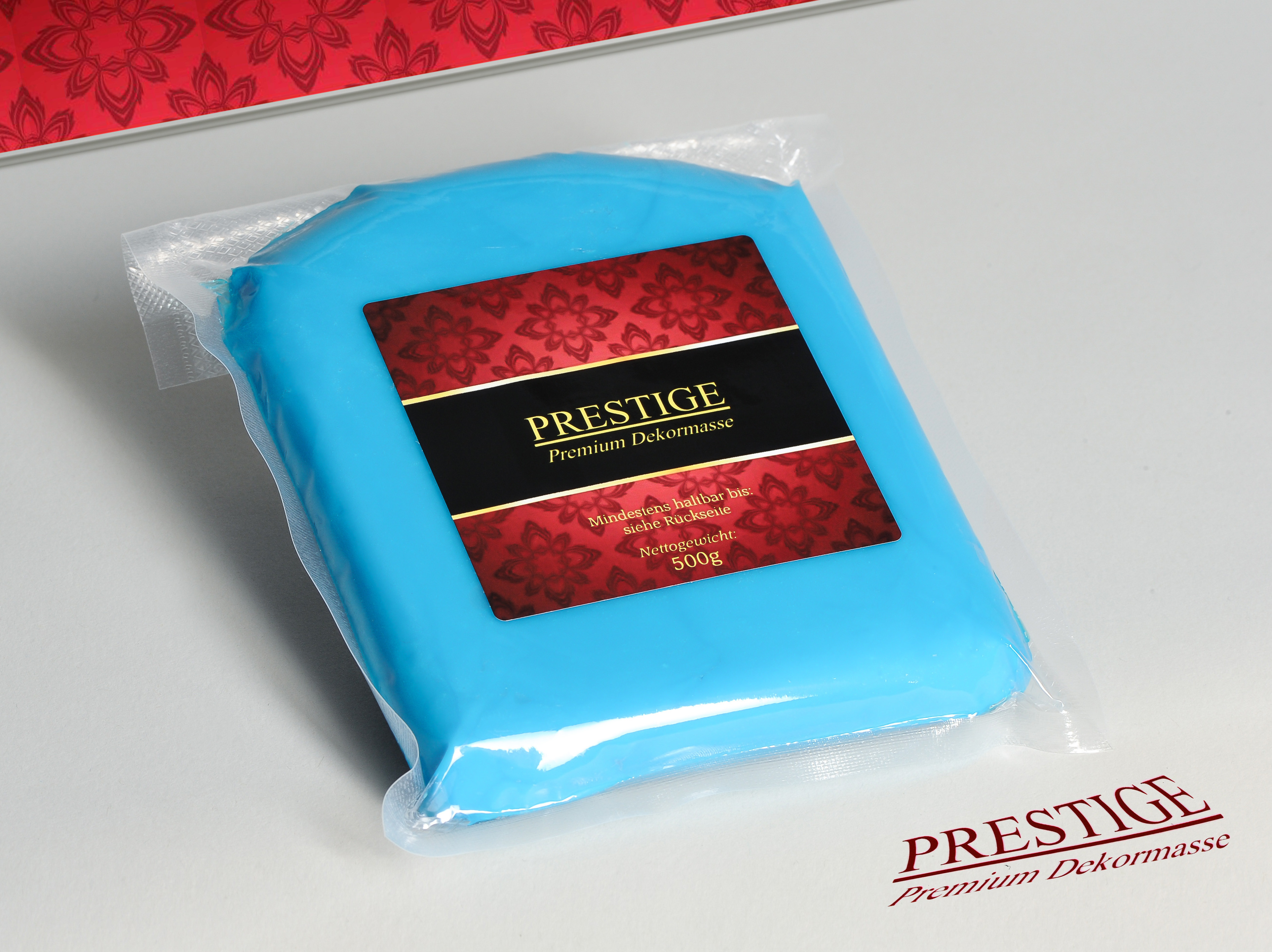 Premium Rollfondant Azurblau 500g
