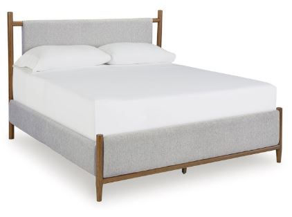 Thumbnail: Upholstered Panel Queen Bed