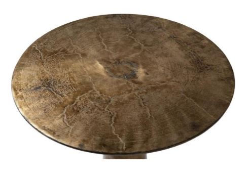 Thumbnail: Antique Brass Side Table