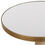 Thumbnail: Rattan and Brass Accent Table