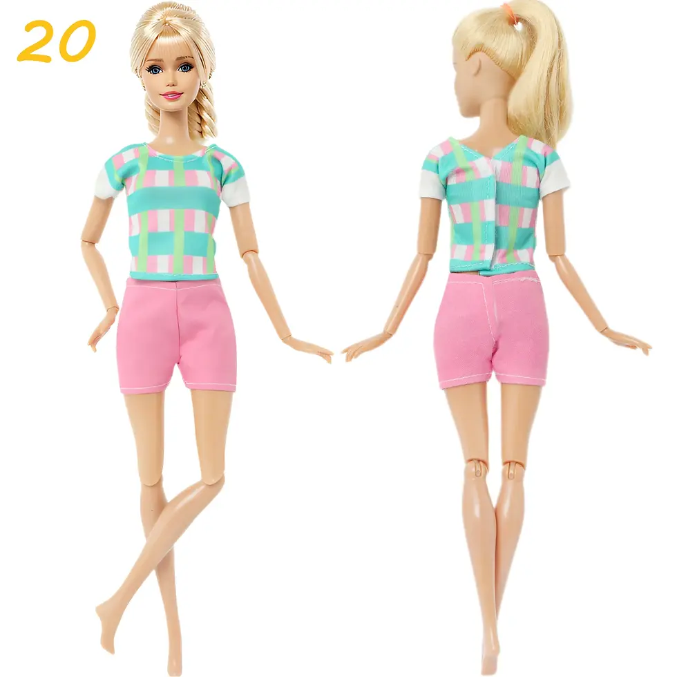 Miniature : 24 vêtements pour poupée style Barbie