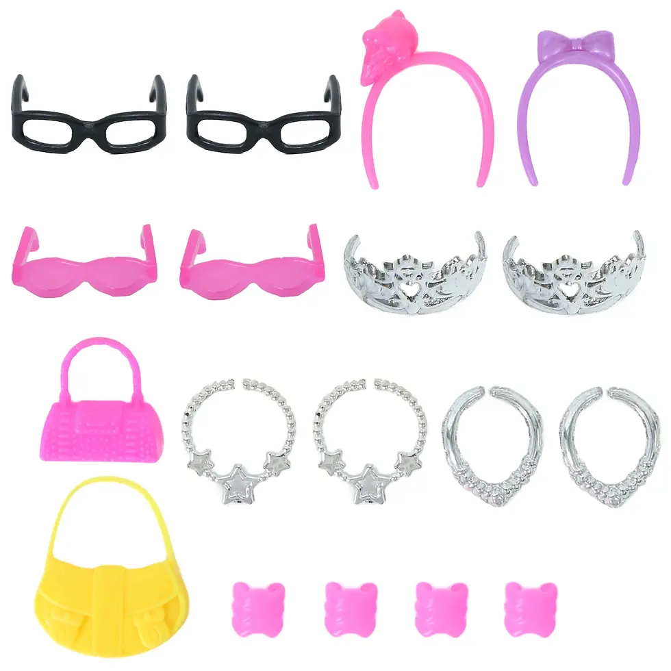 Miniature : Choix de 25 ensemble d'accessoires de maison pour poupée style Barbie 🏠🚲