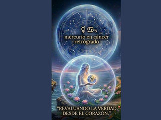 Mercurio retrógrado en Cáncer • 29 de junio – 22 de julio de 2026