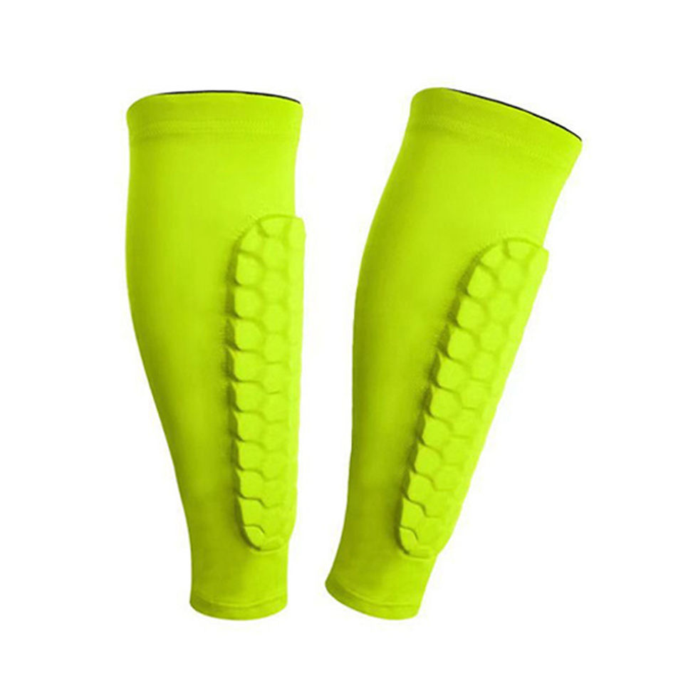 Miniatura: 2pcs Shin Guards Football Basketball with Honeycomb Padding Breathable Nylon Ant
