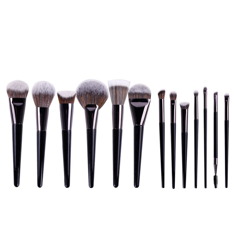 Miniatura: 1pc Angled Foundation Makeup brushes Fan Powder Make up brushes 3D Bronzer Blush