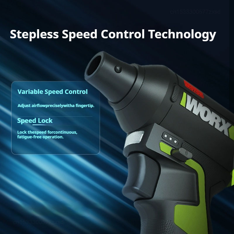 Miniatura: WORX WU094 12V Brushless Cordless Electric Cyclone Duster Blower Turbo Fan Stepl