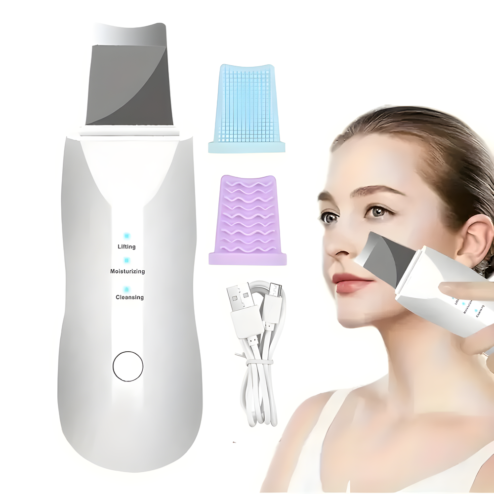 Deep Vibrate Skin Scrubber Facial Cleaner Shovel Spatula Not Ultrasonic Face Scr