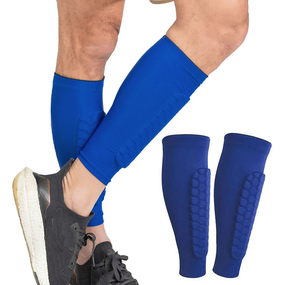 Thumbnail: 2pcs Shin Guards Football Basketball with Honeycomb Padding Breathable Nylon Ant