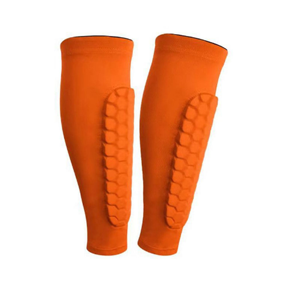 Miniatura: 2pcs Shin Guards Football Basketball with Honeycomb Padding Breathable Nylon Ant