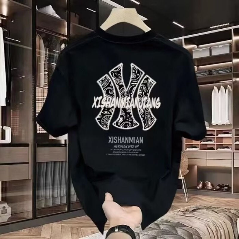 Miniatura: New Printed Men's Short Sleeve T-Shirt Trend Street Personality Short Sleeve Sum