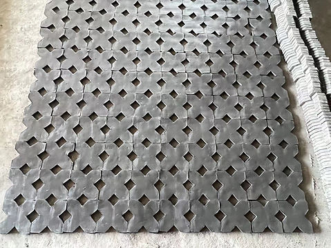 Belgian handmade style Grey Terracotta Floor Tile/quarry tile/star&cross