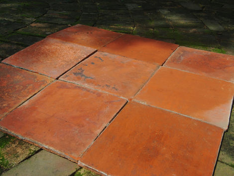 Reclaimed Square Terracotta Floor Tile