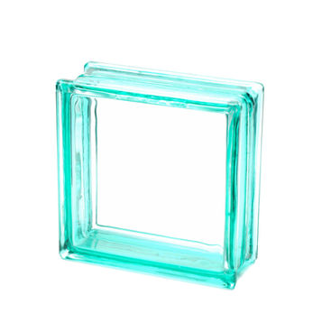 Colored Glass Block-Ultra Clear-Aqua