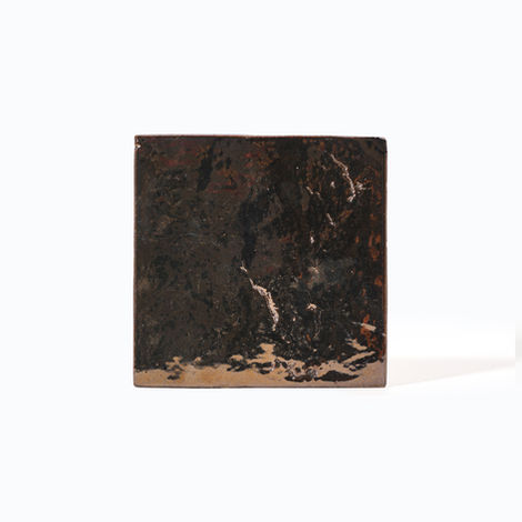 Handmade Glazed Terracotta Tiles/glossy Tiles, metal brown
