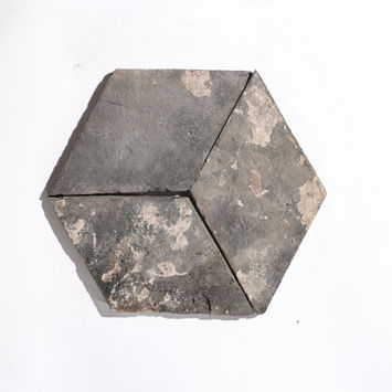 Reclaimed brick slips (grey/ Diamond shape)