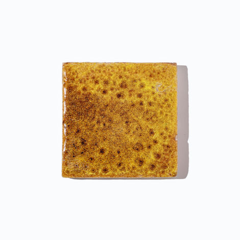 Handmade Glazed Terracotta Tiles/glossy Tiles, Yellow/Orange
