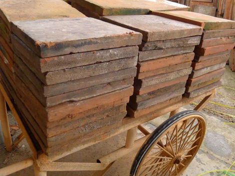 Reclaimed Square Terracotta Floor Tile