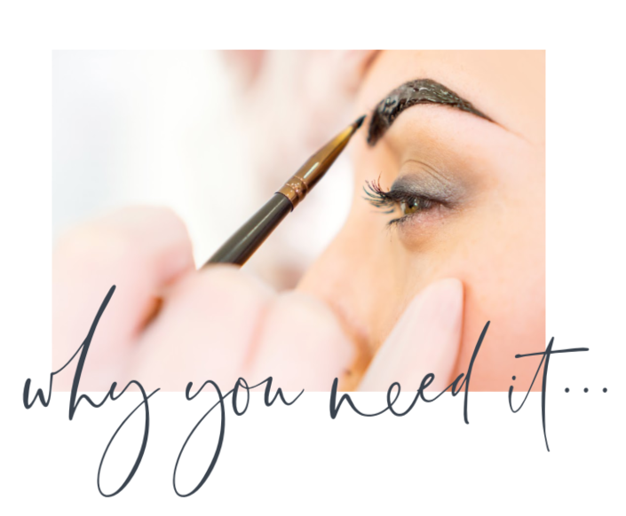 Brow tinting will bring extra definition to your eyes, and make your eyes appear brighter. No matter what color your natural eyebrows are, having them tinted is going to give them a color boost. Professional eyebrow tint will also enhance the volume of your eyebrows and make them appear a lot fuller. If your brows are naturally fine or if you have over plucked them, this my friend is a game changer! Stop having to fill your brows so much, or atleast make that task much less tedious.
