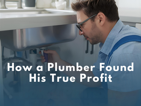 How a Plumber Finally Saw His True Profit (After Bookkeeping Cleanup)