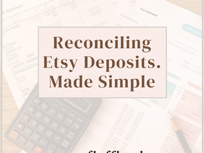 Reconciling Etsy Deposits With Bank Records