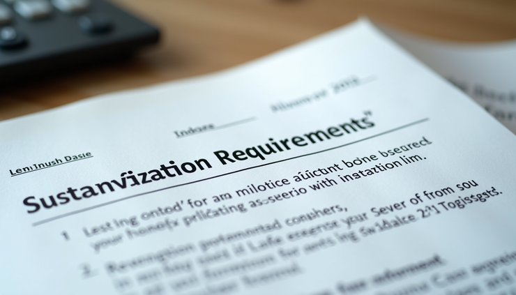 Eye-level view of a tax document with highlighted sections on substantiation