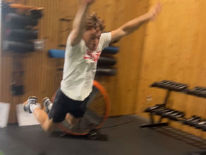 athlete performing explosive movement